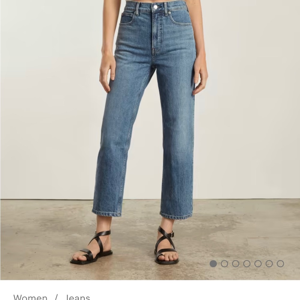 Everlane organic way high straight leg jeans